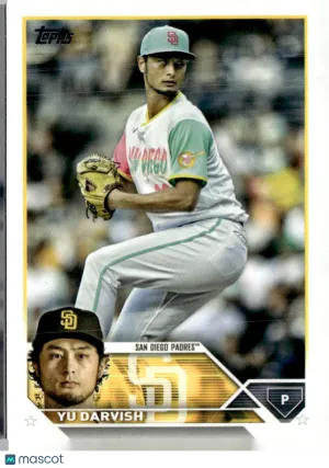 2023 Topps Series One Yu Darvish #279 Gold
