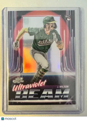 2025 Topps Chrome Ultraviolet Beam Jacob Wilson #UB-9 RC