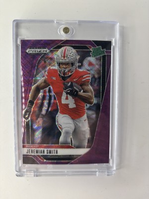 2025 Panini Prizm Draft Picks - Jeremiah Smith #160 Purple Wave Prizm (RC)