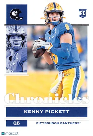 2022 Panini Chronicles Draft Picks Kenny Pickett Rookie RC #8 Pittsburgh Panthers