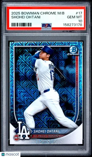 2025 Bowman Chrome Mega Box Shohei Ohtani #17 front
