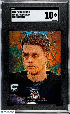 2023 Panini Mosaic Joe Burrow Micro #MM-13 SGC 10 Cincinnati Bengals