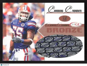 2005 SAGE Channing Crowder #A10 Autographs Bronze AU,SN