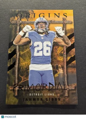 2025 Panini Origins Jahmyr Gibbs Panini Authentic