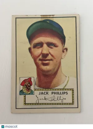 1952 Topps Jack Phillips #240 Low Grade