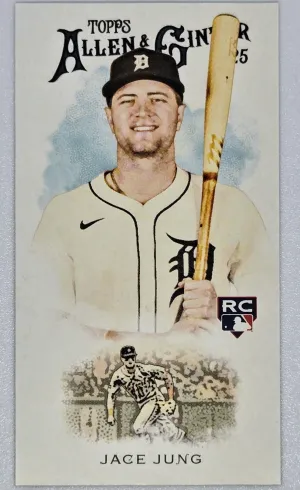Jace Jung - 2025 Topps Allen & Ginter 1889 N22 Mini #N222-28 (RC) Tigers