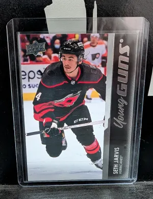 2021-22 Upper Deck Young Guns Seth Jarvis Rookie #745 Carolina Hurricanes