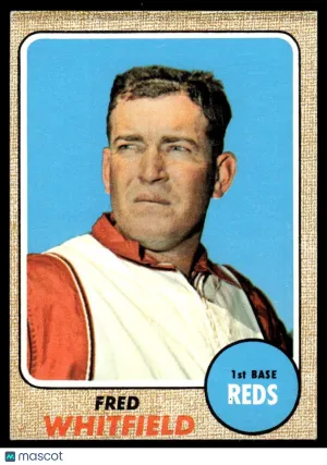 1968 Baseball Card Fred Whitfield #133