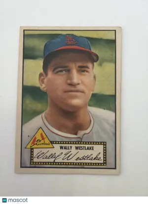 1952 Topps Wally Westlake #38 Small crease bottom
