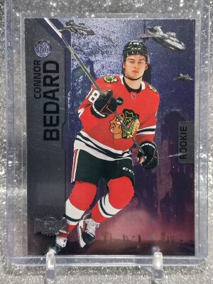 2023-24 SkyBox Metal Universe Rookie #198 Connor Bedard Chicago Blackhawks