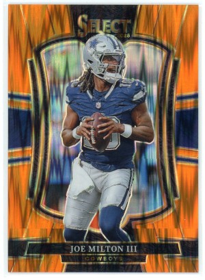 2025 Select Joe Milton III Prizm Orange Prizm Shock /399