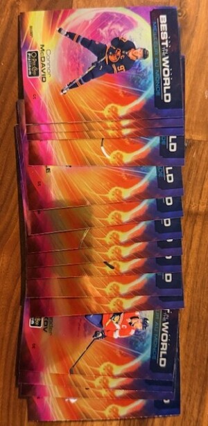 2020-21 OPC Platinum Best in the World COMPLETE 15 Card Set BW-1 to BW-15