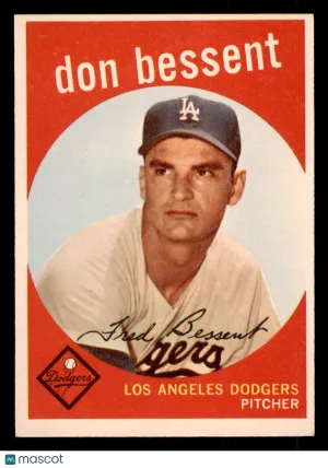 1959 Topps Don Bessent #71