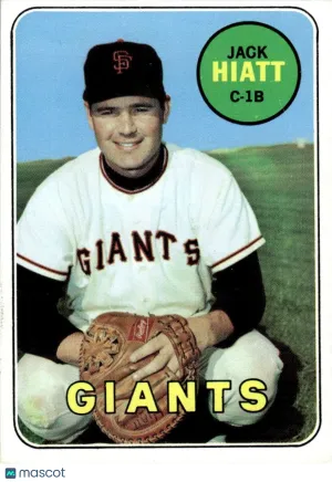 1969 Baseball Card Jack Hiatt #204