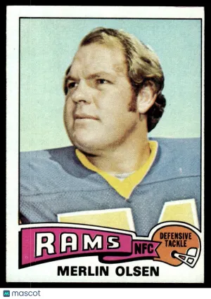 1975 Football Merlin Olsen #525