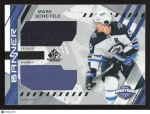 2021-22 SP Game Used Mark Scheifele #BYA-LE 2021 NHL Western Conference Banner Year Jersey Relics MEM
