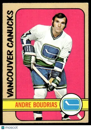 1972 Hockey Card Andre Boudrias #158