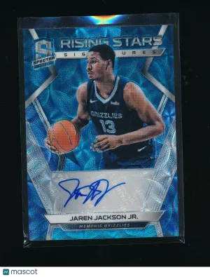 2018-19 Panini Spectra Jaren Jackson Jr. Neon Blue Parallel/Variety Rookie