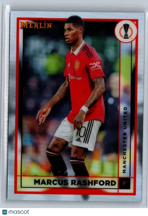 Marcus Rashford Manchester United 2022-23 Topps Merlin Chrome UEFA Club Refractor #98