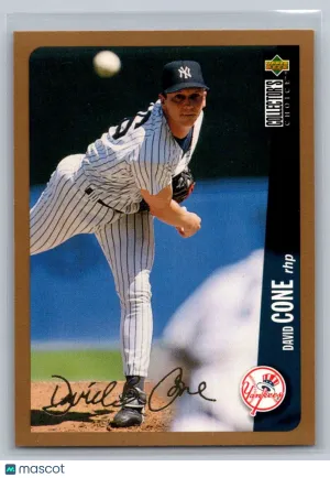 1996 Collector's Choice 235 David Cone Gold Signature New York Yankees