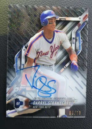 DARRYL STRAWBERRY AUTO /50