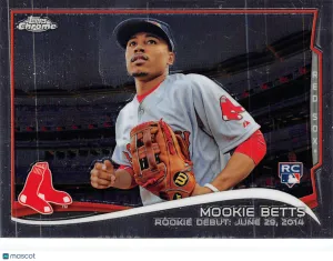 2014 Topps Chrome Update Mookie Betts Rookie RC #MB-46 Boston Red Sox