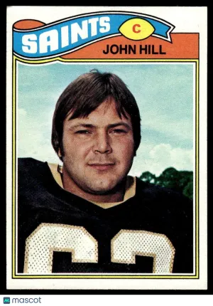 1977 Football Card John Hill #117