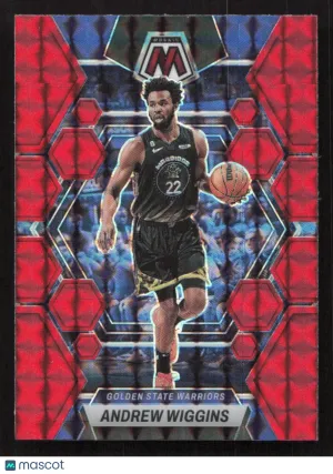2022-23 Panini Mosaic Andrew Wiggins #40 Red