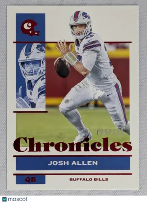 2021 Chronicles Josh Allen Red /399 #10