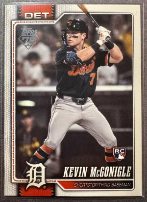 2026 Topps Update Series Kevin McGonigle (RC) DETROIT TIGERS #US7