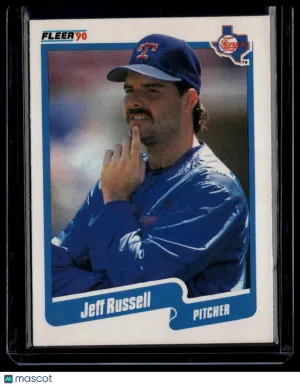 1990 Fleer Jeff Blauser Jeff Russell #576