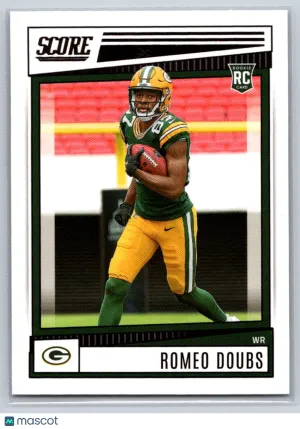 2022 Score 389 Romeo Doubs RC Green Bay Packers