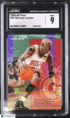 1995-96 Fleer Michael Jordan #22 CGC 9 Chicago Bulls