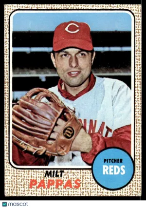 1968 Baseball Card Milt Pappas #74