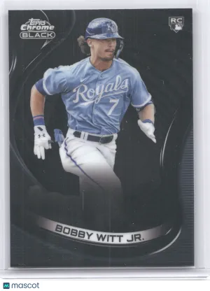 2022 Topps Chrome Black Bobby Witt Jr. #51 RC