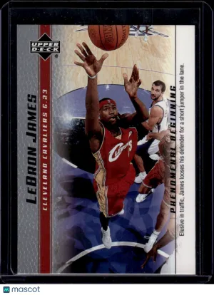 2003-04 Upper Deck LeBron James Phenomenal Beginning LeBron James #6