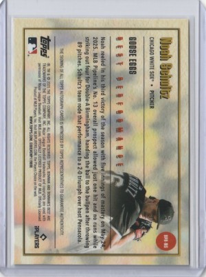 2025 Bowman's Best Best Performance Goose Eggs Autograph Noah Schultz 205/250 back