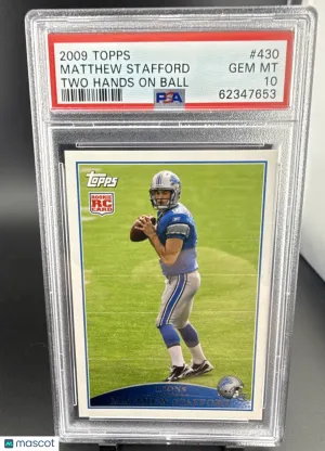 2009 Topps Matthew Stafford #430 [Base] Rookie Base Set PSA 10