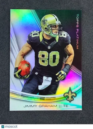 2013 Topps Platinum 81 Jimmy Graham New Orleans Saints