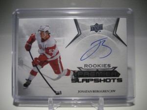 2022-23 upper deck premier slapshots jonatan berggren psar-jb
