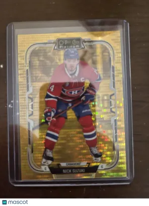 2025-26 O-Pee-Chee Platinum NICK SUZUKI #163 Seismic Gold 07/50