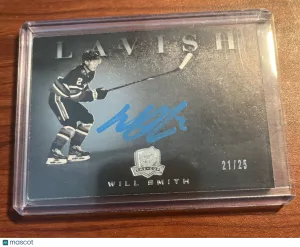 2024/25 UPPER DECK THE CUP #EL-5 WILL SMITH LAVISH AUTO RC ROOKIE #21/25 front
