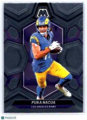 2024 Panini Mosaic Puka Nacua #130 Los Angeles Rams