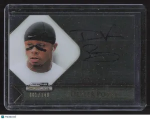 2012 Press Pass Showcase DeVier Posey #SC-DP2 Gold AU,SN