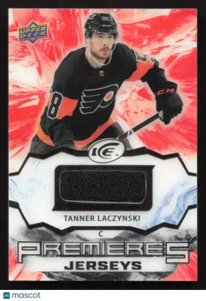 2021-22 Upper Deck Ice Tanner Laczynski #IPA-TL Ice Premieres Jersey MEM