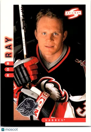 1996 Score Pinnacle Rob Ray #14 of 20