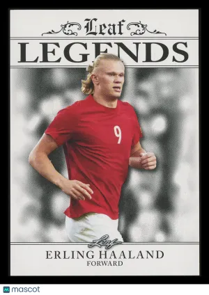 Erling Haaland 2023 Leaf Special Release Legends Achievement #LA-05 Manchester City