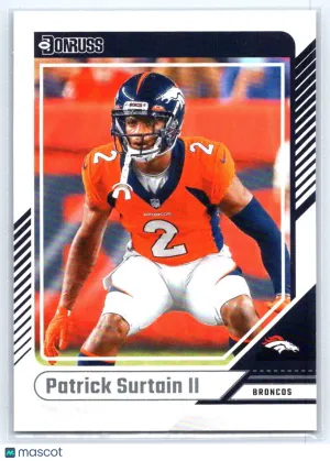 2024 Donruss Patrick Surtain II #243 Denver Broncos
