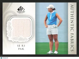 2004 SP Signature Se Ri Pak #AF-SP Authentic Fabrics MEM