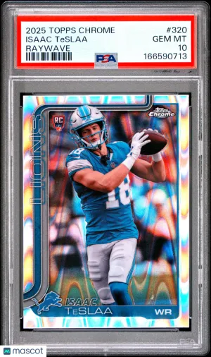 2025 Topps Chrome Isaac Teslaa #320 Raywave front